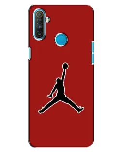 Чехол для Realme C3 с картинкой «Jordan Red Back»