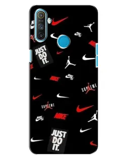 Чехол для Realme C3 с картинкой «Nike Mix Pattern»