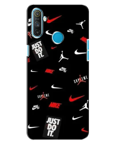 Чехол для Realme C3 с картинкой «Nike Mix Pattern»