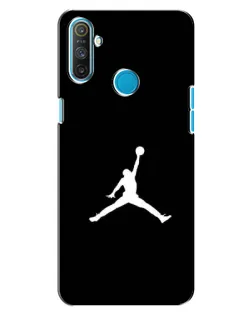 Чехол для Realme C3 с картинкой «Jordan Silhouette»