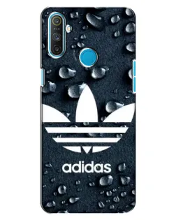 Чехол для Realme C3 с картинкой «Adidas Trefoil Blue»