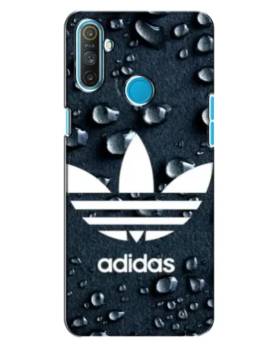 Чехол для Realme C3 с картинкой «Adidas Trefoil Blue»