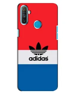 Чехол для Realme C3 с картинкой «Ретро блоки Adidas»