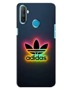 Чехол для Realme C3 с картинкой «Неоновый Adidas»