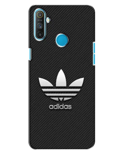 Чехол для Realme C3 с картинкой «Adidas Карбоновая текстура»