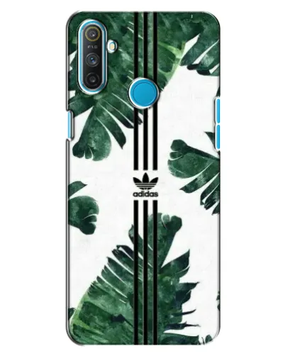 Чехол для Realme C3 с картинкой «Пальмовые листья адидас»