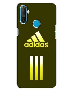 Чехол для Realme C3 с картинкой «Оливковый градиент Adidas»