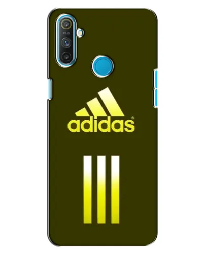 Чехол для Realme C3 с картинкой «Оливковый градиент Adidas»