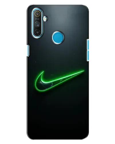 Чехол для Realme C3 с картинкой «Неоновый контур Nike» Чехол для Realme C3 с картинкой «Неоновый контур Nike»