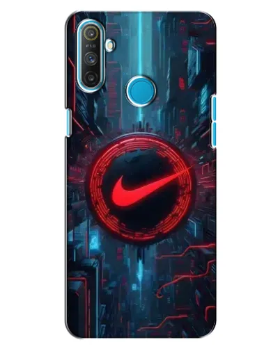 Чехол для Realme C3 с картинкой «Техногенный стиль Nike» Чехол для Realme C3 с картинкой «Техногенный стиль Nike»