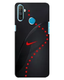 Чехол для Realme C3 с картинкой «Абстрактный дизайн Nike»