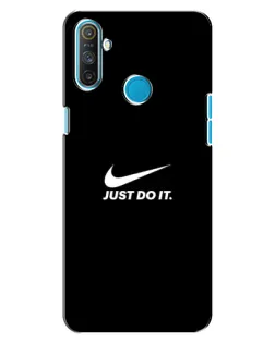 Чехол для Realme C3 с картинкой «Минимализм от Nike»