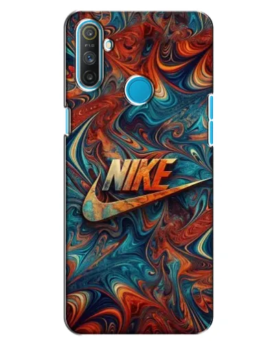 Чехол для Realme C3 с картинкой «Nike в абстракции» Чехол для Realme C3 с картинкой «Nike в абстракции»