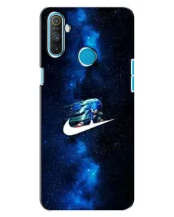 Чехол для Realme C3 с картинкой «Звездный путь Nike»
