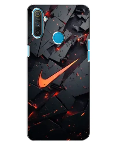 Чехол для Realme C3 с картинкой «Nike — эффект разломов» Чехол для Realme C3 с картинкой «Nike — эффект разломов»
