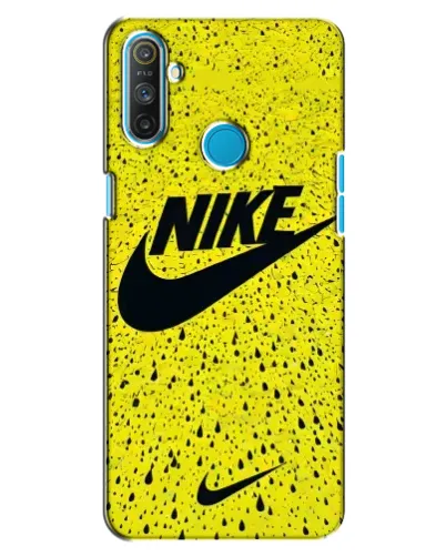Чехол для Realme C3 с картинкой «Желтый текстурный Nike» Чехол для Realme C3 с картинкой «Желтый текстурный Nike»