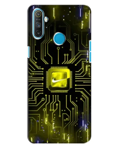 Чехол для Realme C3 с картинкой «Nike — золотая искра» Чехол для Realme C3 с картинкой «Nike — золотая искра»