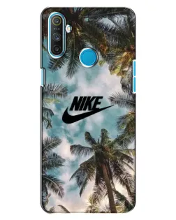 Чохол для Realme C3 з картинкою «Тропічний принт Nike»