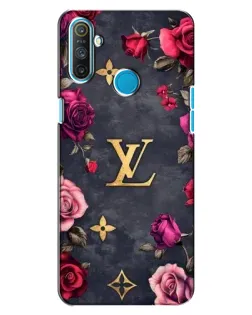 Чехол для Realme C3 с картинкой «Цветочный Louis Vuitton»