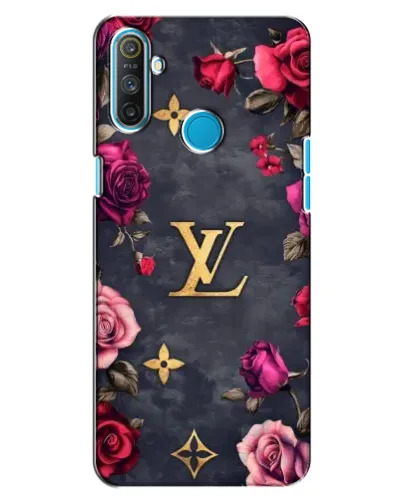 Чехол для Realme C3 с картинкой «Цветочный Louis Vuitton»