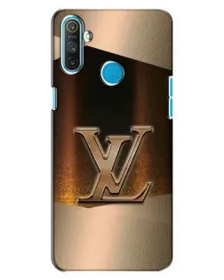 Чехол для Realme C3 с картинкой «LV — золотое сияние»