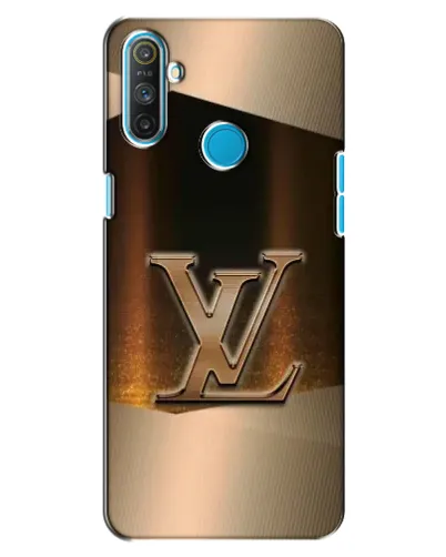 Чехол для Realme C3 с картинкой «LV — золотое сияние»