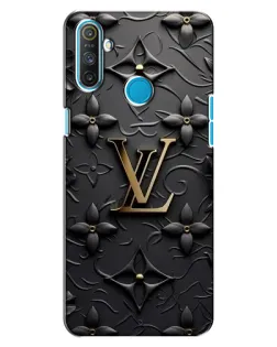 Чехол для Realme C3 с картинкой «Кожаная текстура LV»