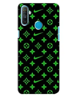 Чехол для Realme C3 с картинкой «Неоновый принт LV»