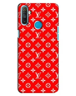 Чехол для Realme C3 с картинкой «Яркий паттерн LV»