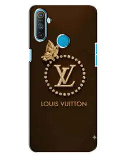 Чехол для Realme C3 с картинкой «LV — золотая печать»