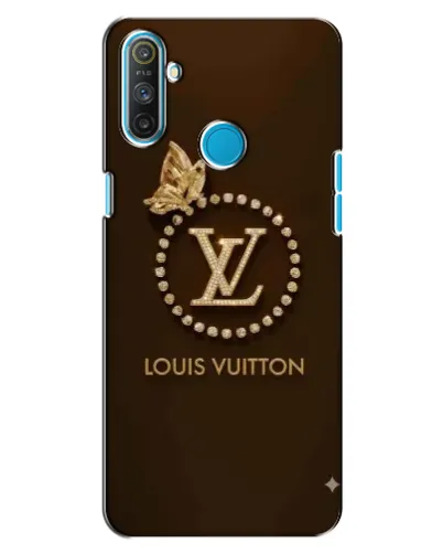 Чехол для Realme C3 с картинкой «LV — золотая печать»