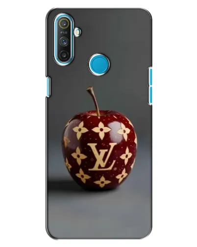 Чехол для Realme C3 с картинкой «Красное яблоко LV»