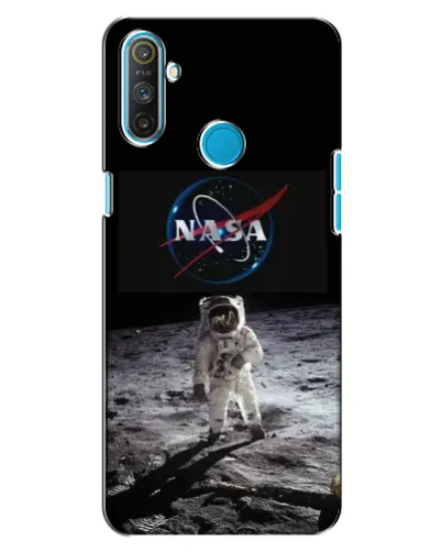 Чехол для Realme C3 с картинкой «Астронавт на Луне»