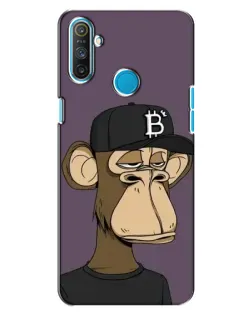 Чехол для Realme C3 с картинкой «Bored Ape в кепке»