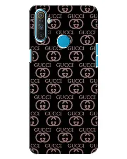 Чехол для Realme C3 с картинкой «Классическая монограмма Gucci»