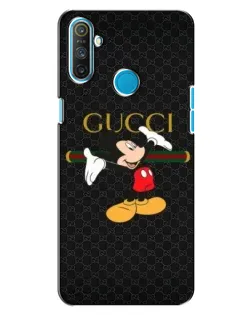 Чехол для Realme C3 с картинкой «Микки Маус Gucci»