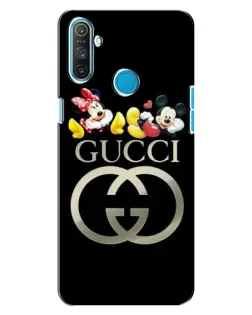 Чехол для Realme C3 с картинкой «Gucci — герои Disney»
