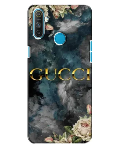 Чехол для Realme C3 с картинкой «Абстрактные цветы Gucci» Чехол для Realme C3 с картинкой «Абстрактные цветы Gucci»