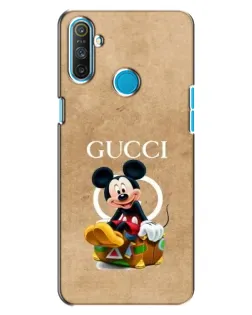 Чехол для Realme C3 с картинкой «Микки Маус Gucci — крафт»