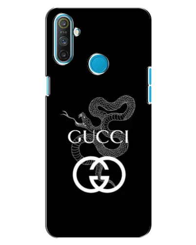 Чехол для Realme C3 с картинкой «Gucci — серебряная змея» Чехол для Realme C3 с картинкой «Gucci — серебряная змея»