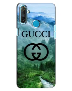 Чехол для Realme C3 с картинкой «Gucci — горный пейзаж»