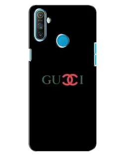 Чехол для Realme C3 с картинкой «Gucci — красный градиент»