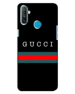 Чехол для Realme C3 с картинкой «Gucci — красный пояс»