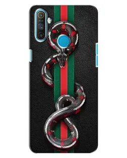 Чохол для Realme C3 з картинкою «Gucci — змія на смузі»