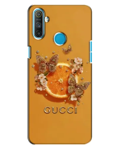 Чохол для Realme C3 з картинкою «Gucci — золоті метелики» Чохол для Realme C3 з картинкою «Gucci — золоті метелики»