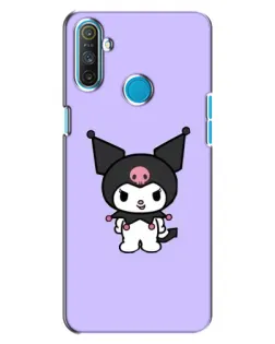 Чехол для Realme C3 с картинкой «Kuromi — нежный фиолетовый»