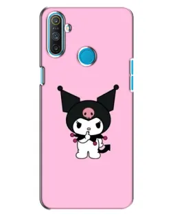 Чехол для Realme C3 с картинкой «Kuromi — розовая нежность»