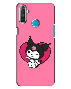 Чехол для Realme C3 с картинкой «Kuromi — любовь в сердце»