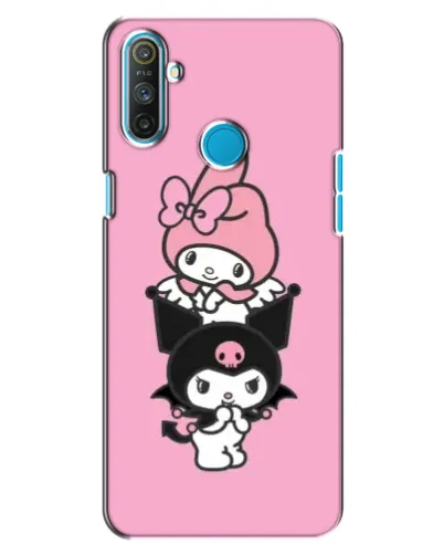 Чехол для Realme C3 с картинкой «My Melody и Kuromi» Чехол для Realme C3 с картинкой «My Melody и Kuromi»