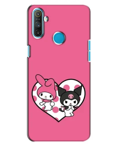 Чехол для Realme C3 с картинкой «Kuromi и My Melody» Чехол для Realme C3 с картинкой «Kuromi и My Melody»
